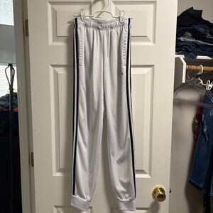 Adidas Mens XS White Track Pant / Jogger